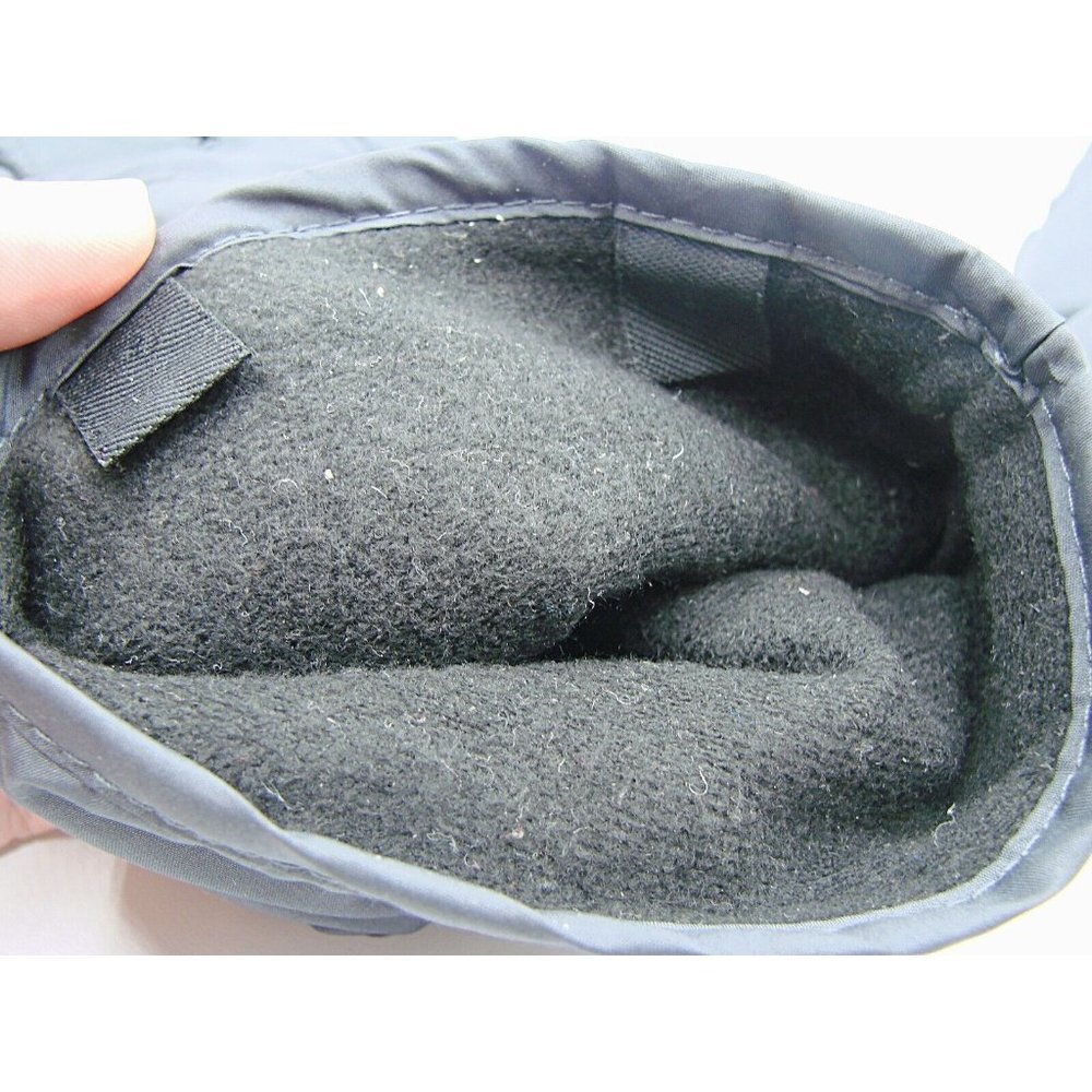 Isotoner Womens L-XL Black Polyester Gloves Fleece Lined Elastic Wrist Sports - Picture 6 of 9